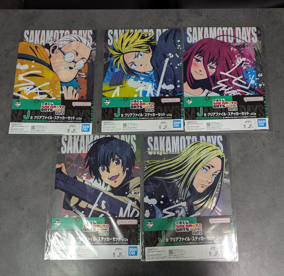 一番くじ SAKAMOTO DAYS サカモトデイズ J賞 クリアファイル