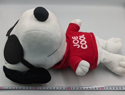 SNOOPY - スヌーピー ミュージアム　グレー ピンク Joe cool ぬいぐるみ スヌーピー ジョー・クール ぬいぐるみ 約40㎝ | よしつねの秘密基地
