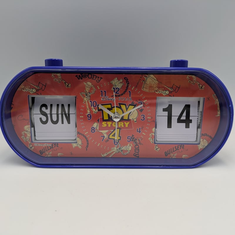 トイ・ストーリー 置き時計 テーブルクロック 日めくり 曜日めくり