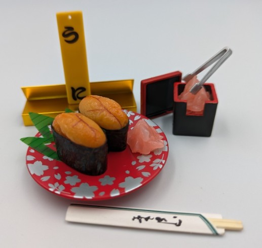 リーメント ぷちサンプルシリーズ 回転寿司 うに ガリ | よし