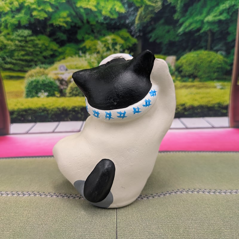 縁起物 招き猫 もりわじん 置物 うきじぃ うきじい | よしつねの秘密基地