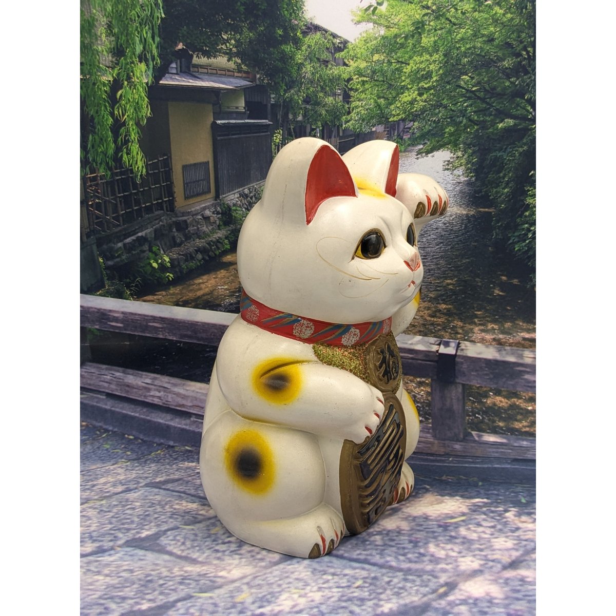 縁起物 昭和レトロ 招き猫 貯金箱 まねきねこ 置物 アンティーク 大