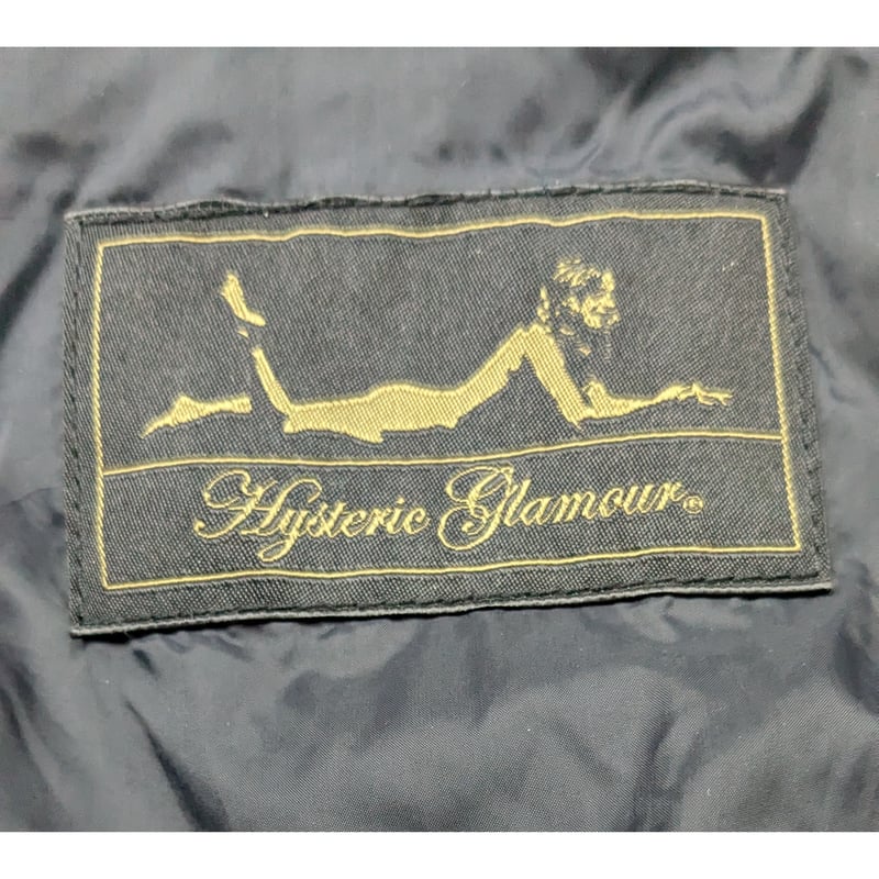 HYSTERIC GLAMOUR 刺繍パッチ付きナイロンジャケット HYSTERIC GLAMOUR ヒステリックグラマー ジップアップ ナイロン