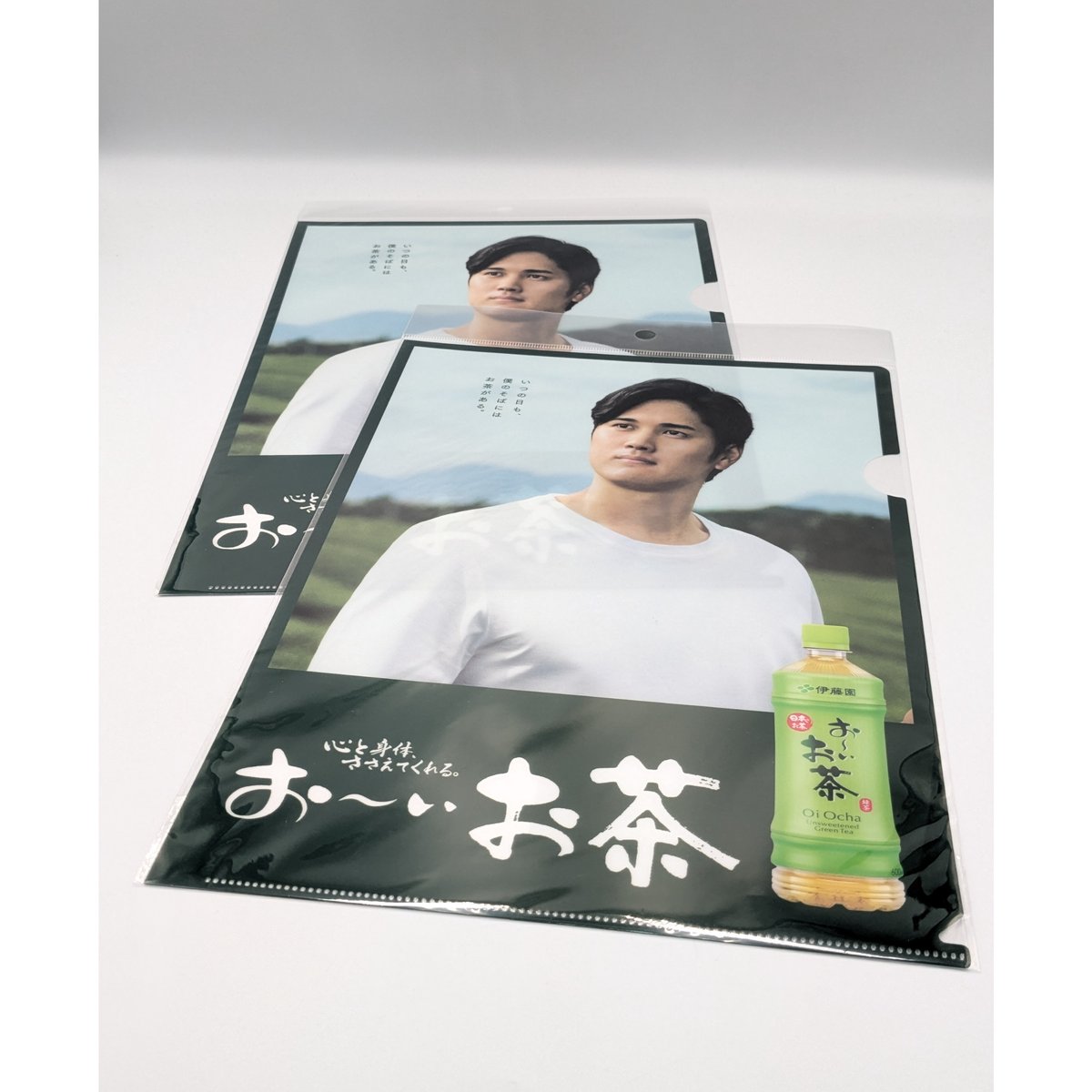 伊藤園 おーいお茶 大谷翔平 クリアファイル 2枚セット A4サイズ