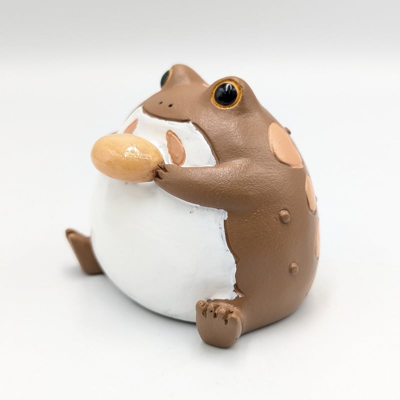 コポー COPEAU お団子を持つアメフクラカエル カエル 置物 インテリア