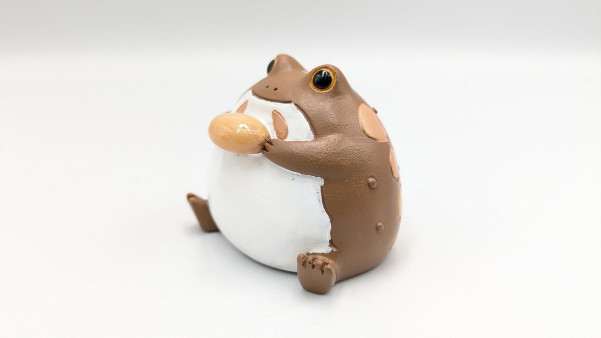 コポー COPEAU お団子を持つアメフクラカエル カエル 置物 インテリア