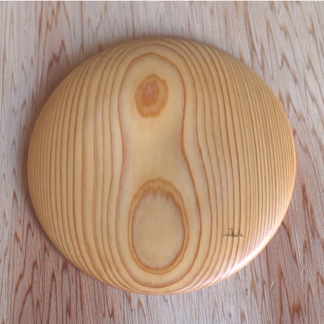 ヒノキ　木皿　Φ148mm