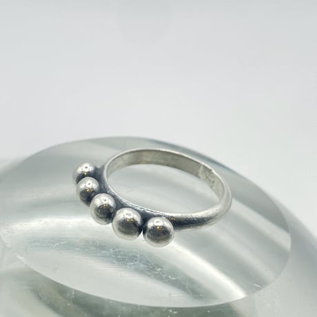 Karen silver　 5 grains ring