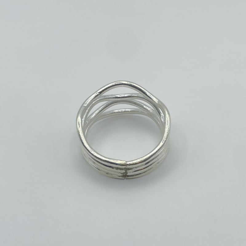 Karen silver Four waves ring | SuM