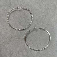 Karen silver　Big hoop pierce
