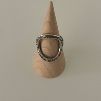Karen silver　 Line design ring