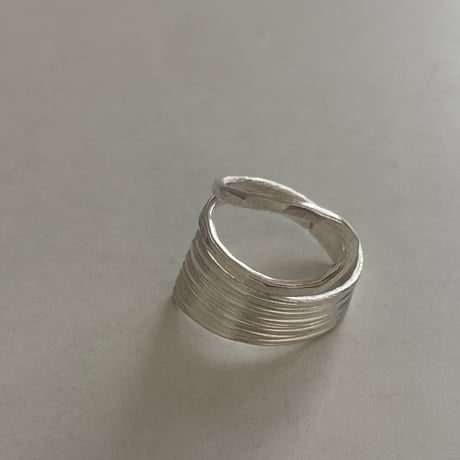Karen silver　 Two hands ring
