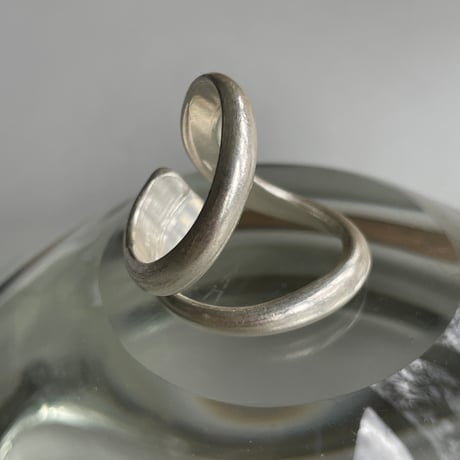 Karen silver　Two line ring