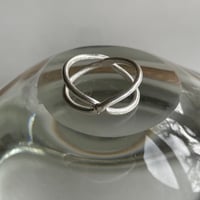 Karen silver　Cross ring