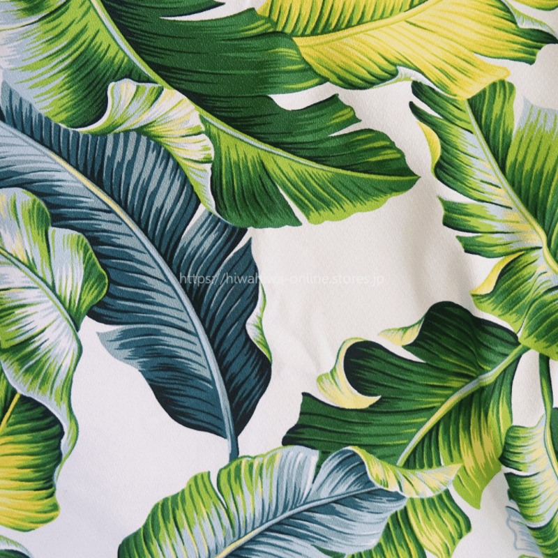 ハワイアン シートカバーSET バナナリーフ ヘッドレスト分離型 | hiwahiwa