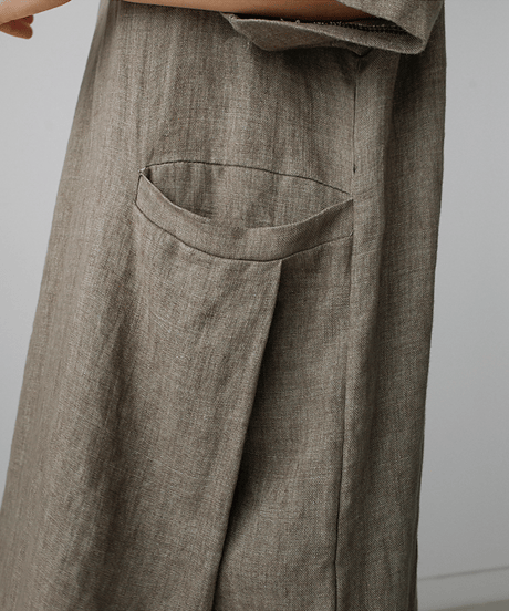 cotton linen dress　FL2132