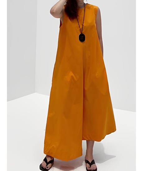 vivid color asymmetrical dress　FL2063