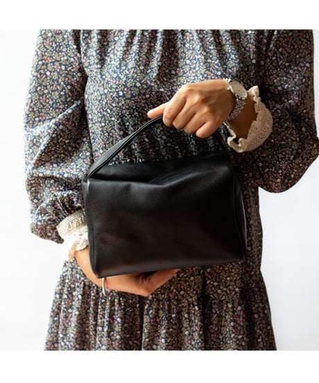 retro leather portable bag /3color　FL3065