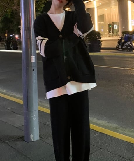 sleeve line cardigan　FL2531