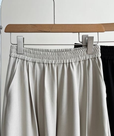 wide pants & scarf /2color　FL2885