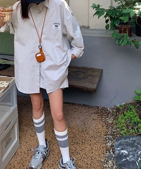oversized shirt and shorts set  FL2434