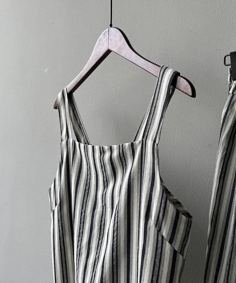 sleeveless stripe setup　FL2440