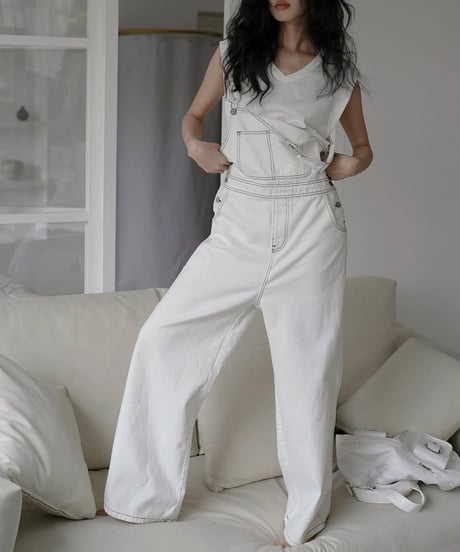 white collar overalls　FL2430