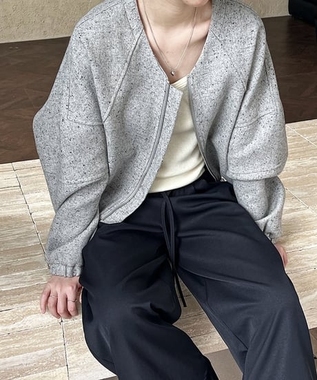 casual short designed jacket　FL2958