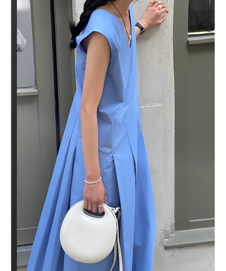 v-neck sleeveless dress /3color　FL2006