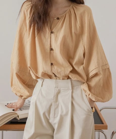 tuck wide pants /2color　FL3258