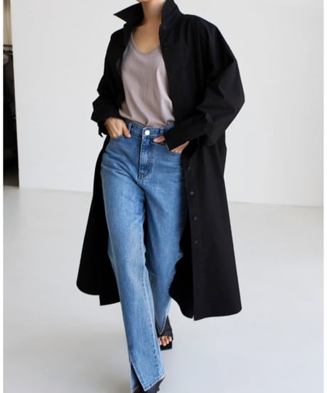 asymmetric long shirt /3color　FL2077