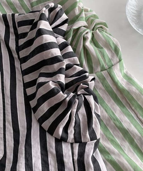 feminine border blouse　FL2139