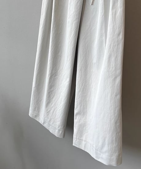 ribbon design wide leg pants /3color　FL2782