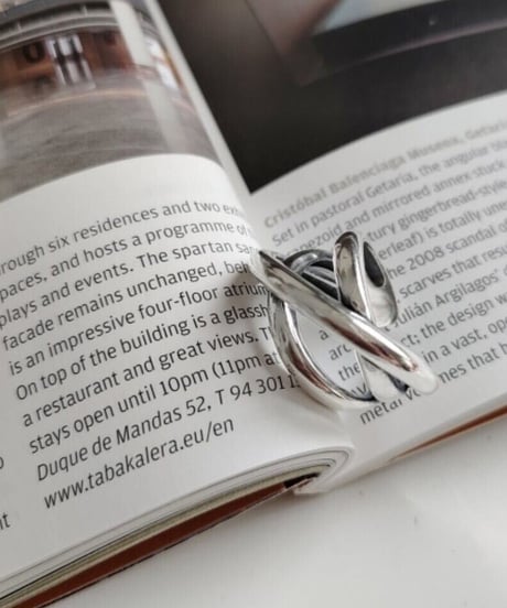 multiple cross volume open ring　FL2378