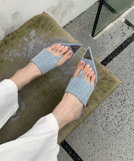 pointed toe heel sandals /3color　FL2316