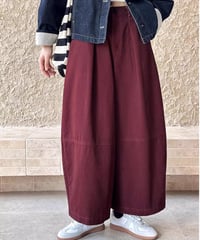 wide leg sickle pants /2color　FL2813