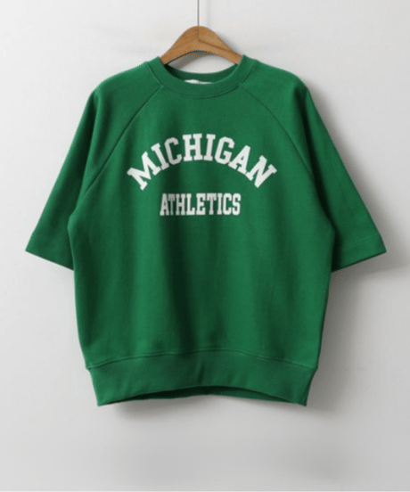 college logo raglan sleeve tee /3color　FL3408