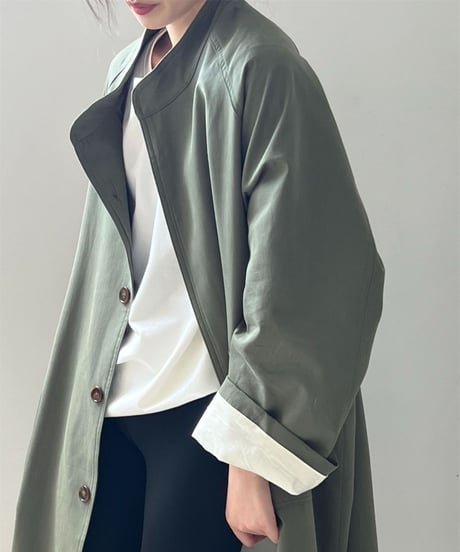 mid-collar windbreaker coat /2color　FL3060