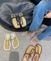 strap thong sandals /4color　FL2092