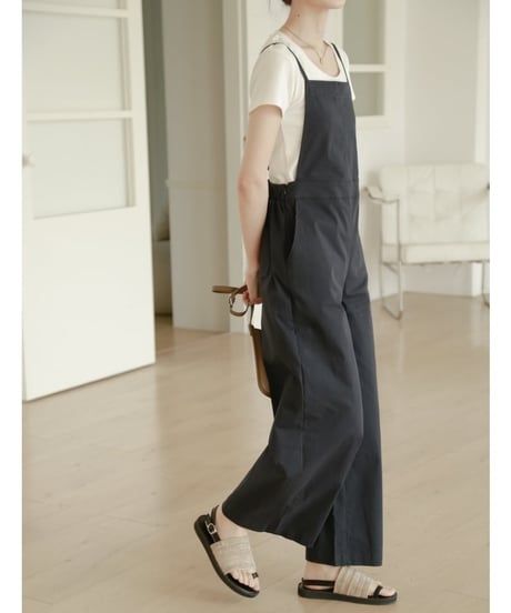 square neck casual salopette　FL2441