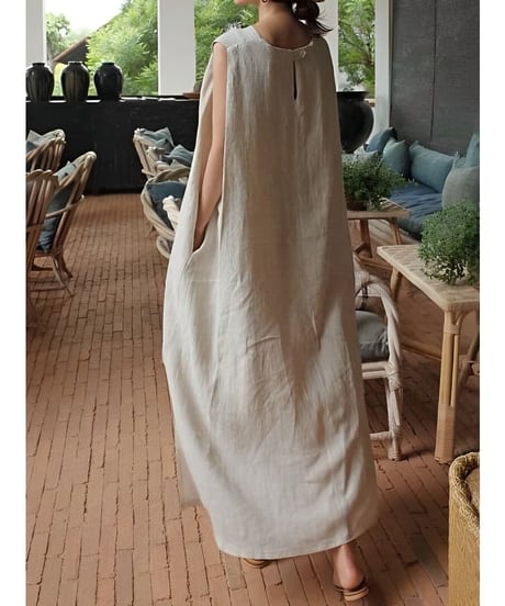 sleeveless dress /3color　FL2007
