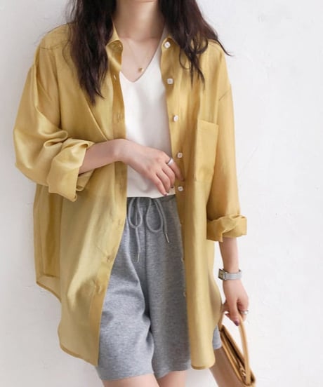 back design shear shirt　FL2206