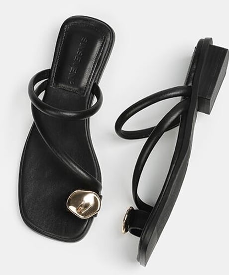 metal point tongue sandal　FL2261