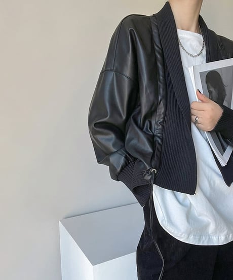eco leather jacket　FL2510