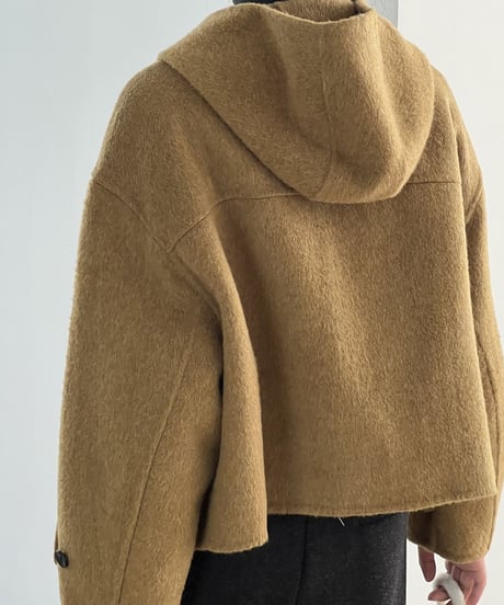 hooded short coat /3color　FL3019