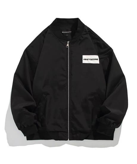 embroidered logo zip-up jacket　FL2555