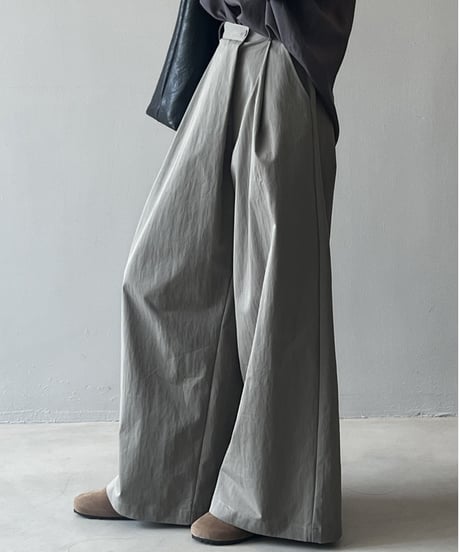 tuck wide pants /3color　FL2746