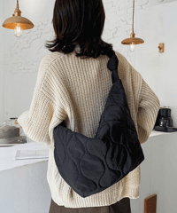 quilted shoulder bag /3color　FL2331