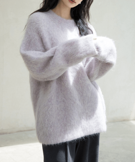 pullover knit sweater /5color　FL3118