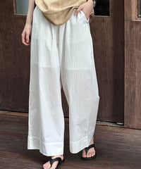 straight wide leg pants /3color　FL2708